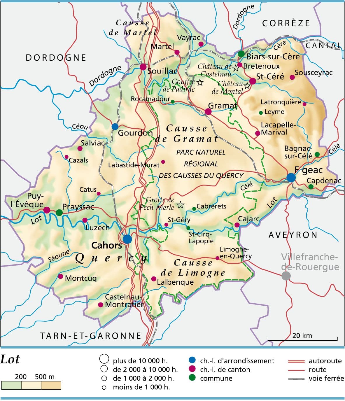 Le Lot Carte Le Lot Carte