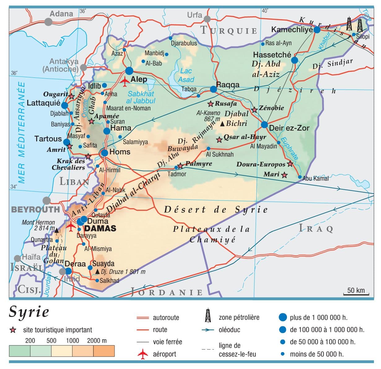 syrie geographie - Image