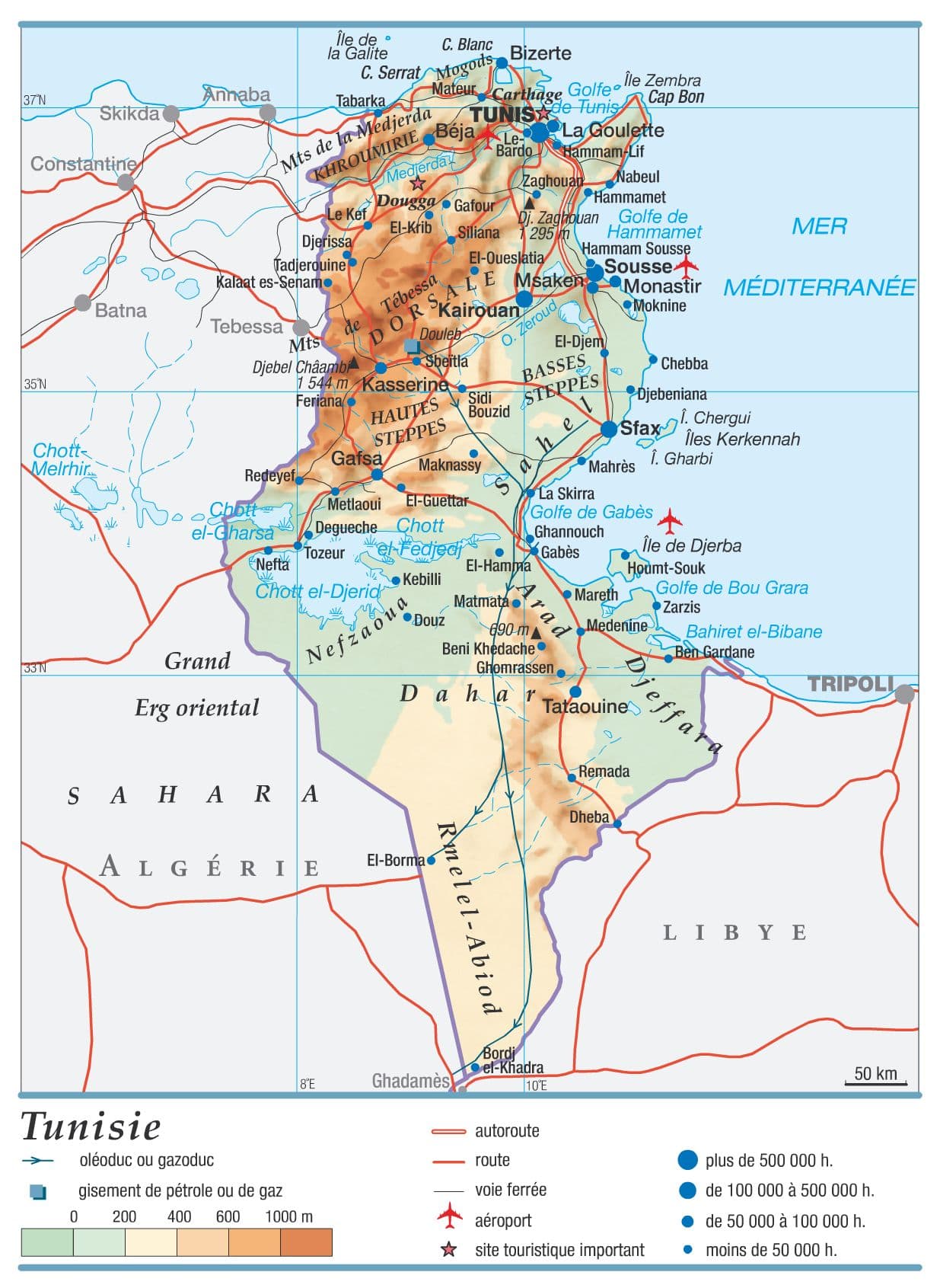 geographie-de-la-tunisie