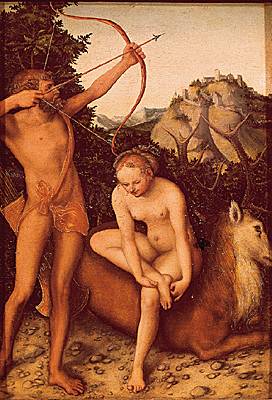 Lucas Cranach l'Ancien, Apollon et Diane