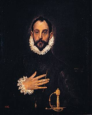 Le Greco, <i>le Chevalier posant la main sur le cœur</i>