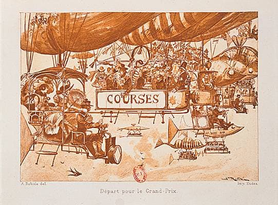 Albert Robida, Départ pour le Grand Prix