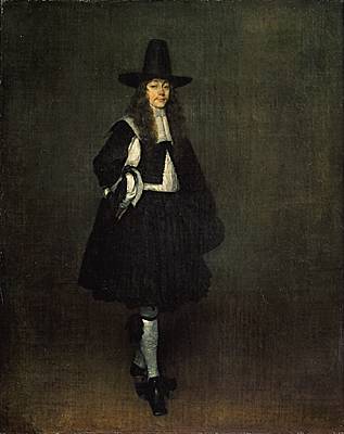Gerard Terborch, Portrait d'homme en noir