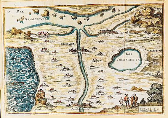 Madeleine de Scudéry, la carte du Tendre