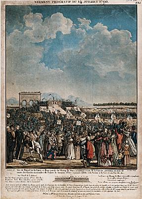 Louis Le Cœur, la fête de la Fédération