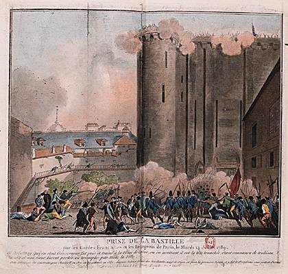 Jean-François Janinet, Prise de la Bastille par les gardes françaises et les bourgeois de Paris