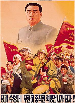 Kim Il-sung, affiche