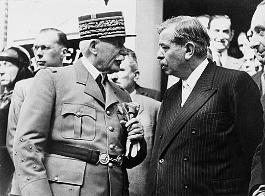 Philippe Pétain et Pierre Laval