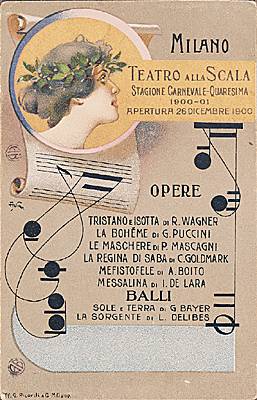 Programme de la Scala de Milan