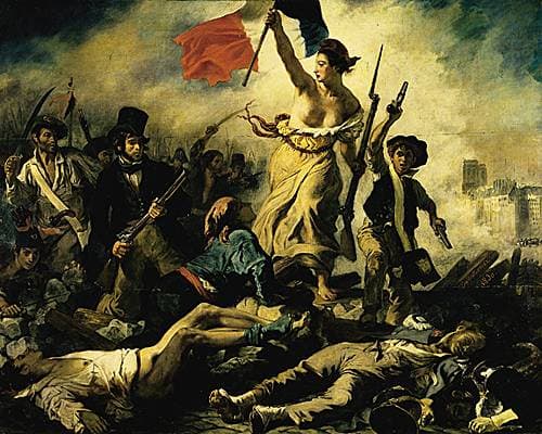 Eugène Delacroix, <i>la Liberté guidant le peuple</i>
