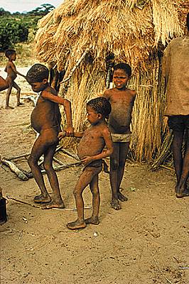 Musique des Bochimans (ou Bushmen) de Namibie