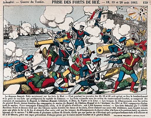 Prise des forts de Huê, guerre du Tonkin