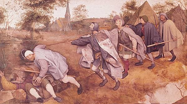Pieter Bruegel, les Aveugles