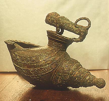 Coquillage en bronze
