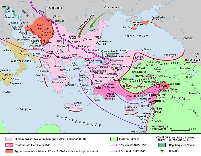 L'empire des Comnènes