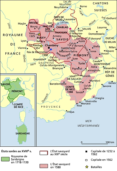 Les États de la maison de Savoie, XIIIe-XVIe  siècle