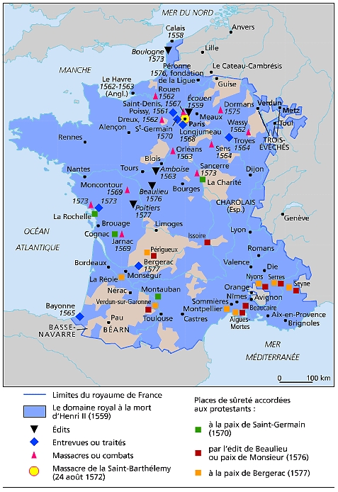 Les guerres de Religion, 1562-1577