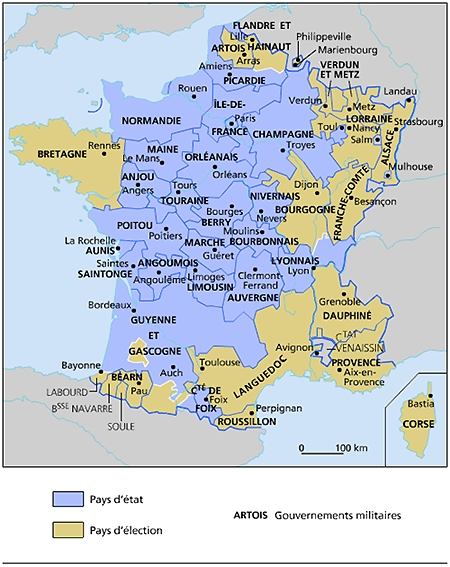 La France en 1789