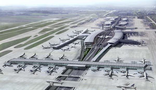 Aéroport Roissy-Charles-de-Gaulle, vue d’artiste