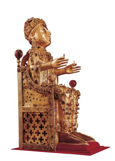 Statue reliquaire de sainte Foy
