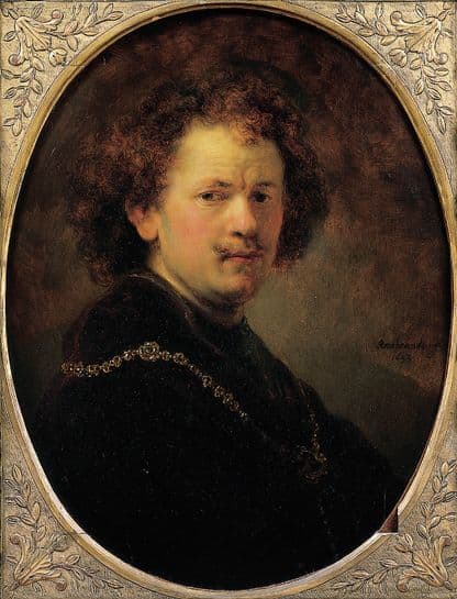 Rembrandt, Portrait de l'artiste à la tête nue