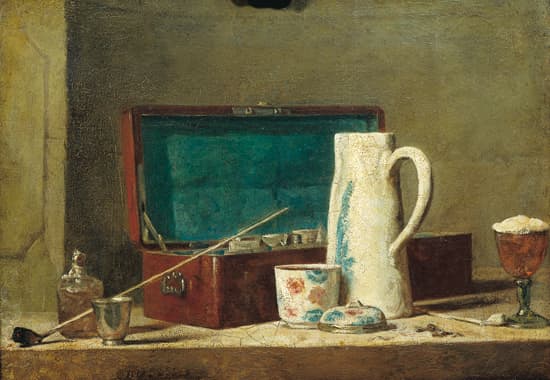 Jean Siméon Chardin, <i>Pipe et vases à boire</i>