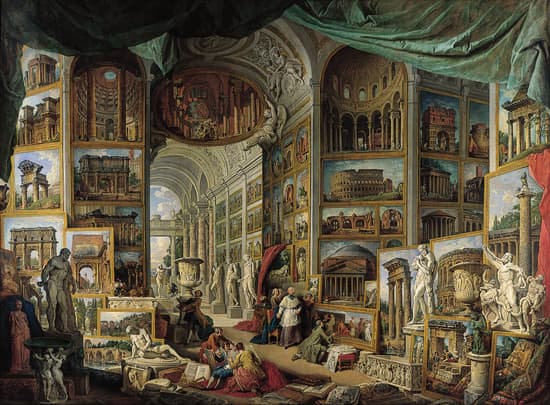 Giovanni Paolo Pannini, <i>Galerie de vues de la Rome antique</i>