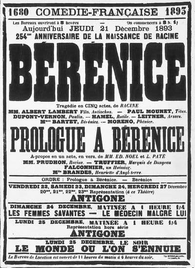Racine, <i>Bérénice</i>