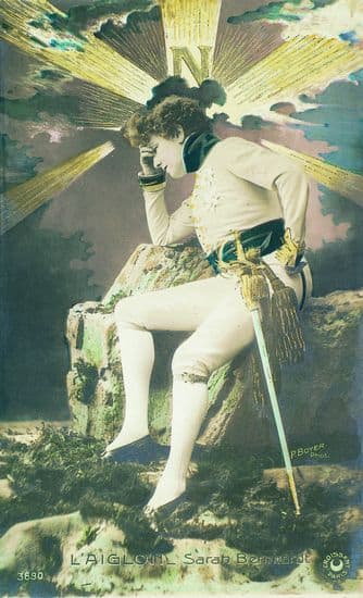 Sarah Bernhardt dans <i>l'Aiglon,</i> d'Edmond Rostand