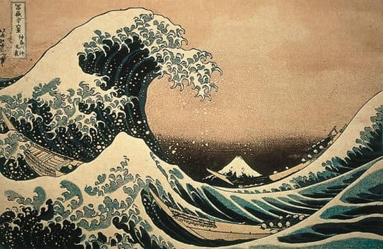 Hokusai Katsushika, <i>l'Arc de la vague au large de Kanagawa</i>