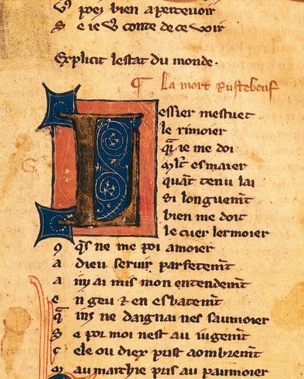  i La Mort de Rutebeuf /i 