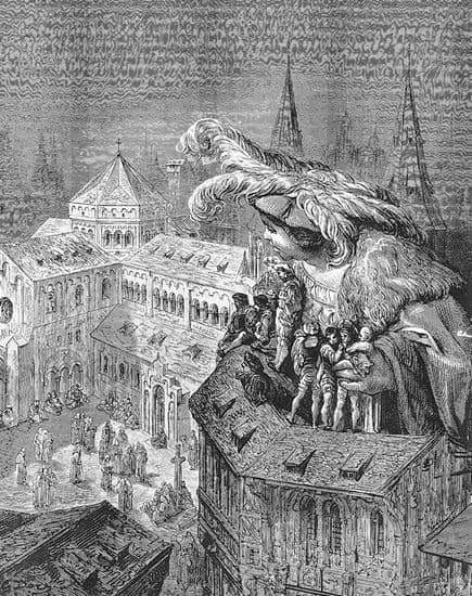 Gustave Doré, illustration pour <i>Vie inestimable du Grand Gargantua</i>