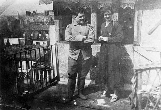 Guillaume Apollinaire et sa femme Jacqueline Kolb