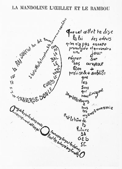 Guillaume Apollinaire, <i>Calligrammes</i>
