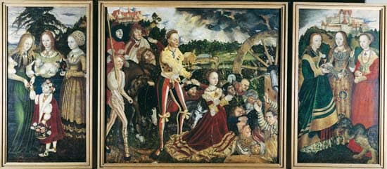 Lucas Cranach l'Ancien, <i>Retable de sainte Catherine</i>