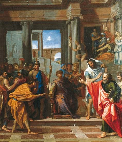 Nicolas Loir, <i>Saint Paul rend aveugle le faux prophète Barjésu</i>