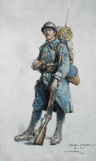 Poilu de la Première Guerre mondiale Poilu de la Première Guerre mondiale