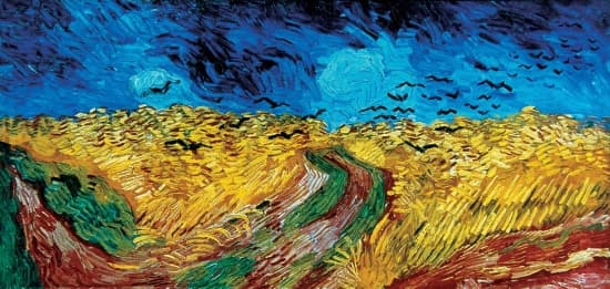Vincent Van Gogh, le Champ de blé aux corbeaux