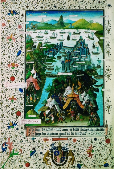 Le siège de Constantinople par les Turcs, 1453