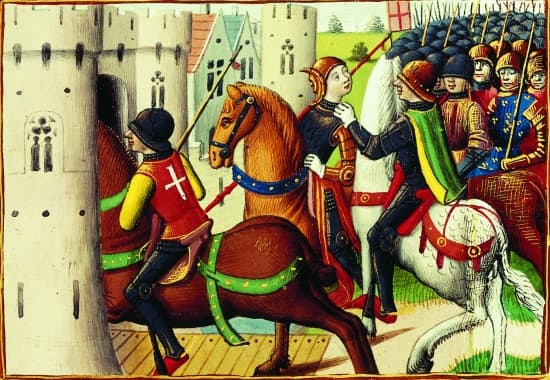 Jeanne d'Arc prisonnière devant Compiègne