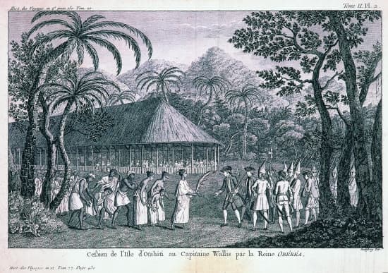 Cession de Tahiti