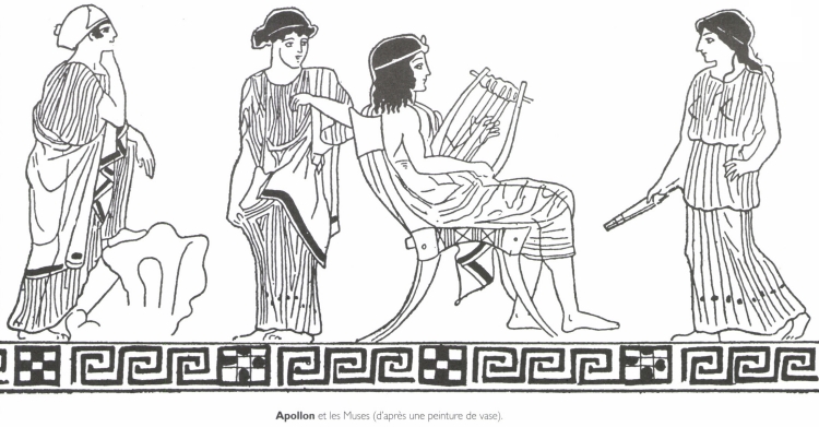 Apollon et les Muses.