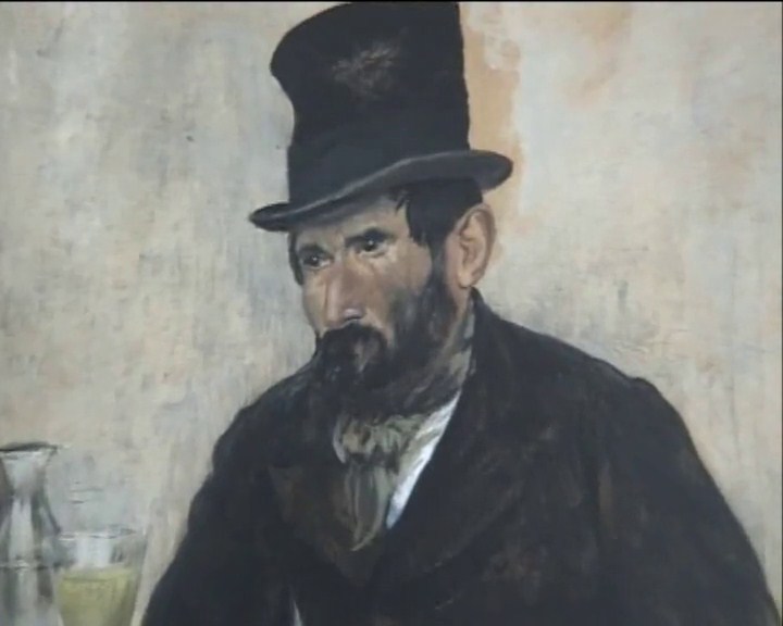Jean-Francois Raffaelli,  <i>le Buveur d’absinthe</i> – 1880.