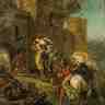Eugène Delacroix, Rebecca enlevée par le Templier pendant le sac du château de Frondebuf