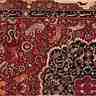 Fragment d'un tapis � m�daillon central