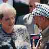 Madeleine Albright et Yasser Arafat