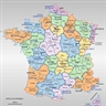 France : régions et départements