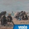 Eugène Boudin, Trouville, scène de plage 1884.