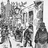 Cazals, <I>Paul Verlaine entrant au Procope</I>