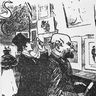 Cazals, <I>Paul Verlaine et Jean Moréas au « Salon des Cent »</I>